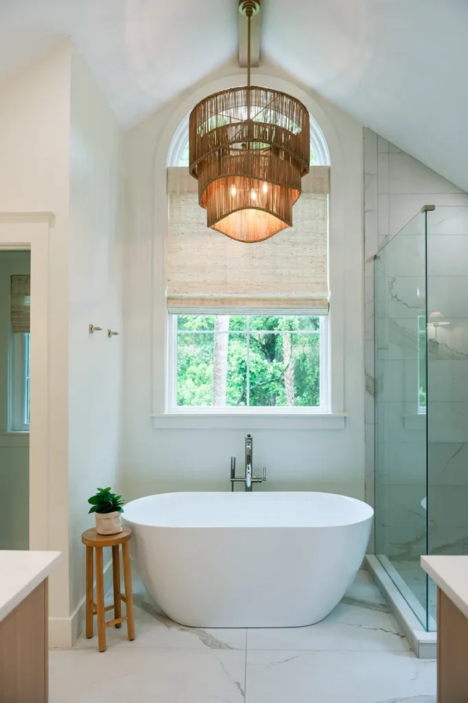 Custom Home Construction Master Bathroom Renovation - Alesch Luxury Custom Builders in Atlantic Beach Florida