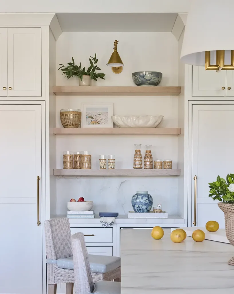 Ponte Vedra Beach Coastal Home Renovation dining room and custom cabinet details built by Alesch Luxury Custom Builders