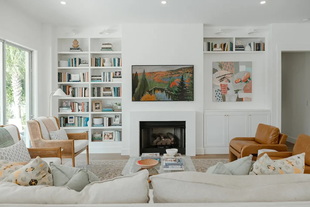 Ponte Vedra Home Renovation Living Room Alesch Custom Builders