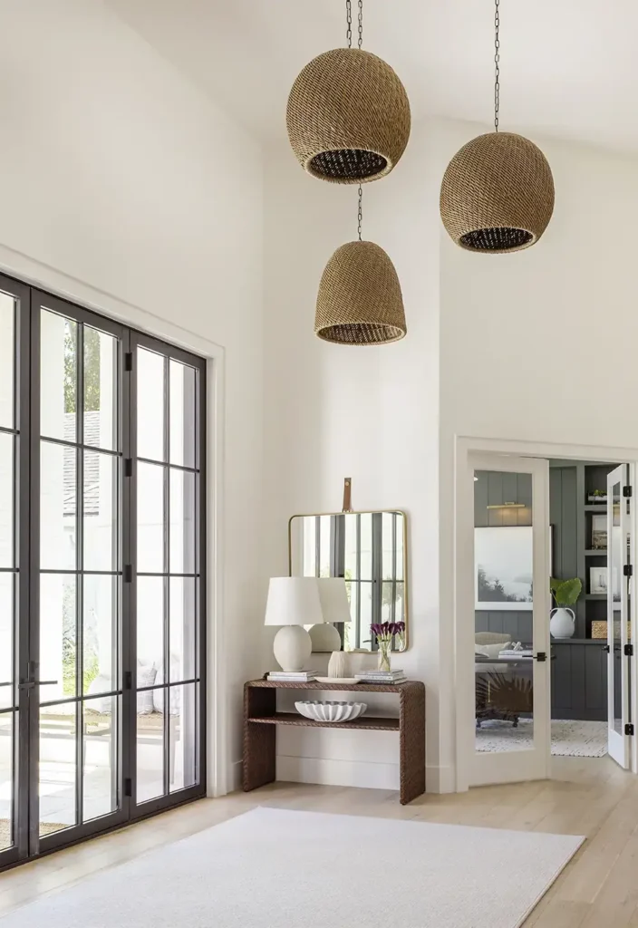 custom entryway renovation ponte vedra Alesch Custom Builders Custom-designed entryway in Ponte Vedra Beach home by Alesch Luxury Custom Builders