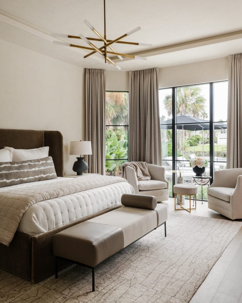 Primary suite in a home expanded by Alesch Luxury Custom Builders